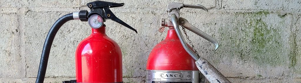 us fire extinguishers from 1960 and 2010 2