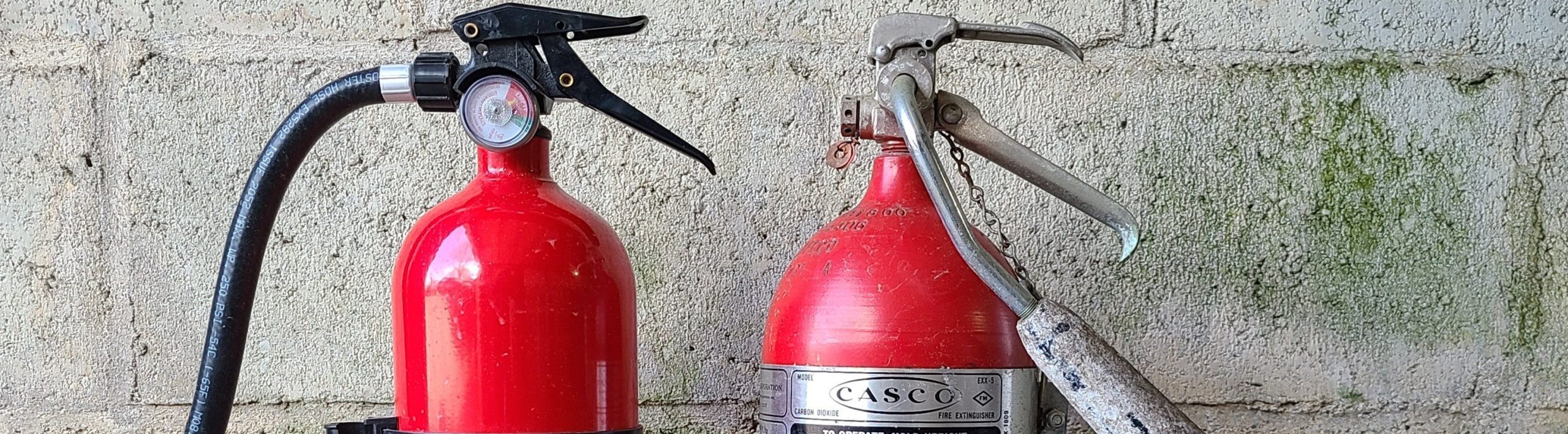us fire extinguishers from 1960 and 2010 2